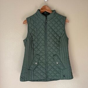 Joules Quilted Green Vest